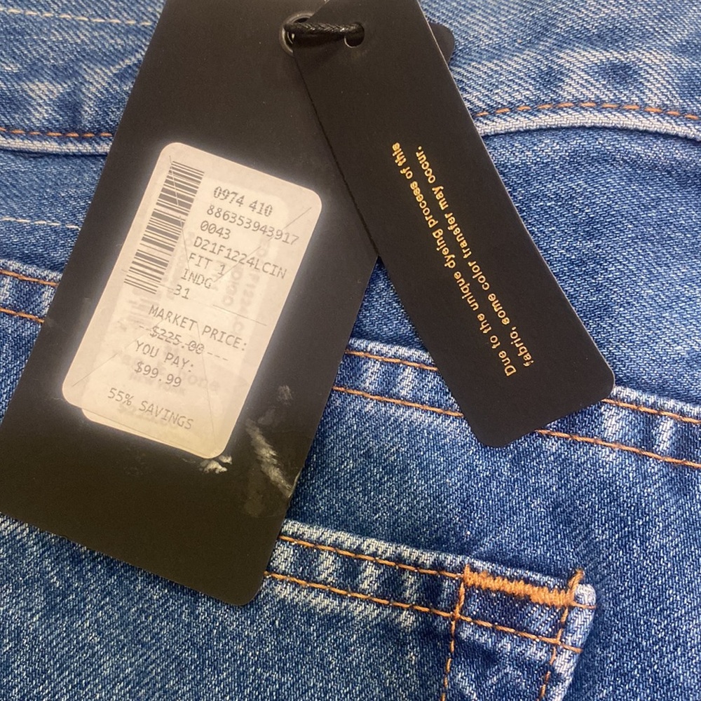 Rag And Bone Nwt Mens Fit 1 31 X 32 Button Fly - image 3